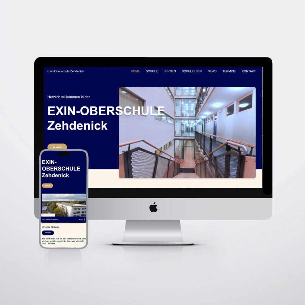 Blassmann Webdesign Exin Oberschule Zehdenick