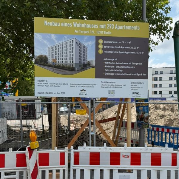 Blassmann Immobilienwerbung Bauschild