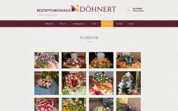 Bestattungshaus Döhnert Website