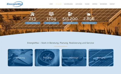 EnergieMax Berlin Website Redesign