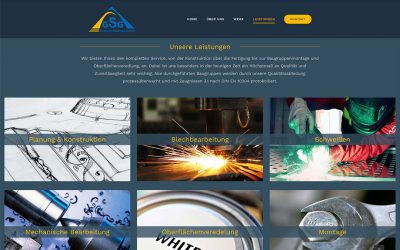GSG Gransee Stahlbau GmbH Webseite Redesign