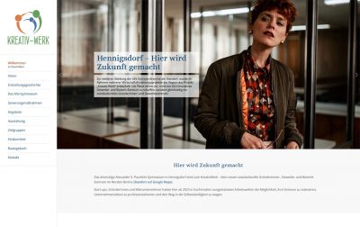 Kreativ-Werk Hennigsdorf Website