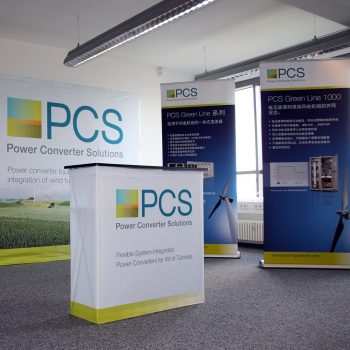 PCS Werbesystem Rollup und Counter
