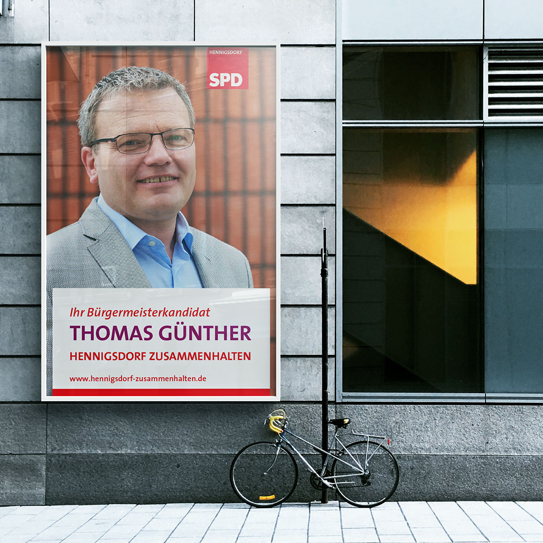 Thomas Günther Bürgermeisterkanditat Wahlkampagne