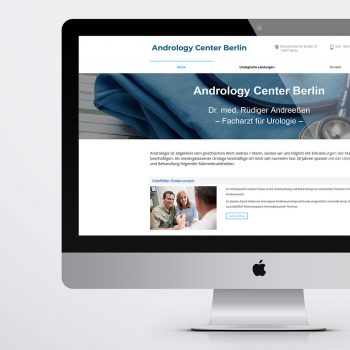 Andrology Center Berlin Website